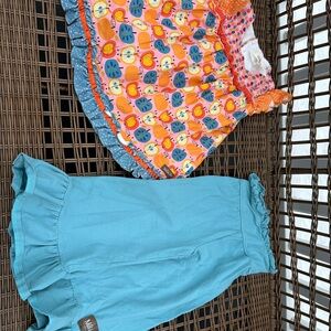 Matilda Jane  Flutter Top & Ruffle Pants Outfit Set Girls Size 6